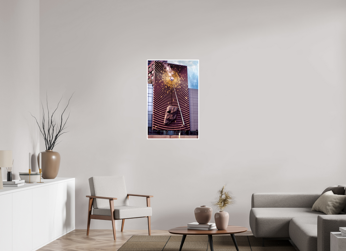 24 x 37.1″, PP Fuji Crstal DP II Border Building Art