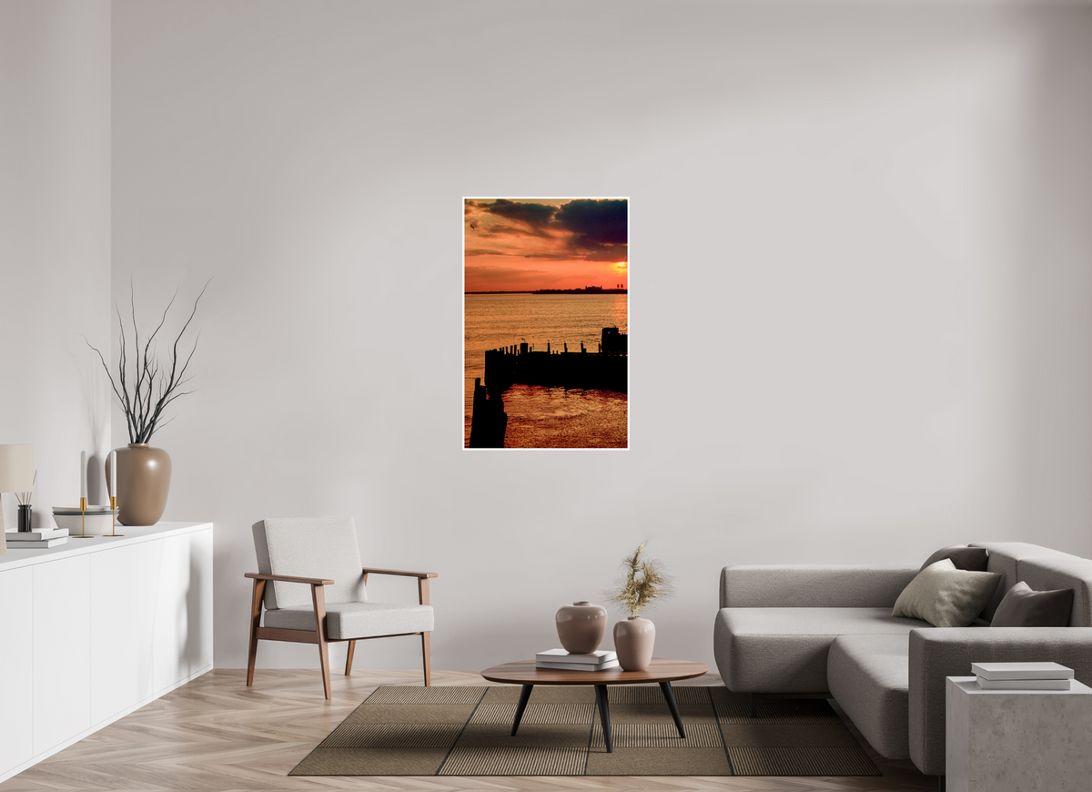 31 x 47.4″, PP Fujiflex HG Border Sun Set NYC