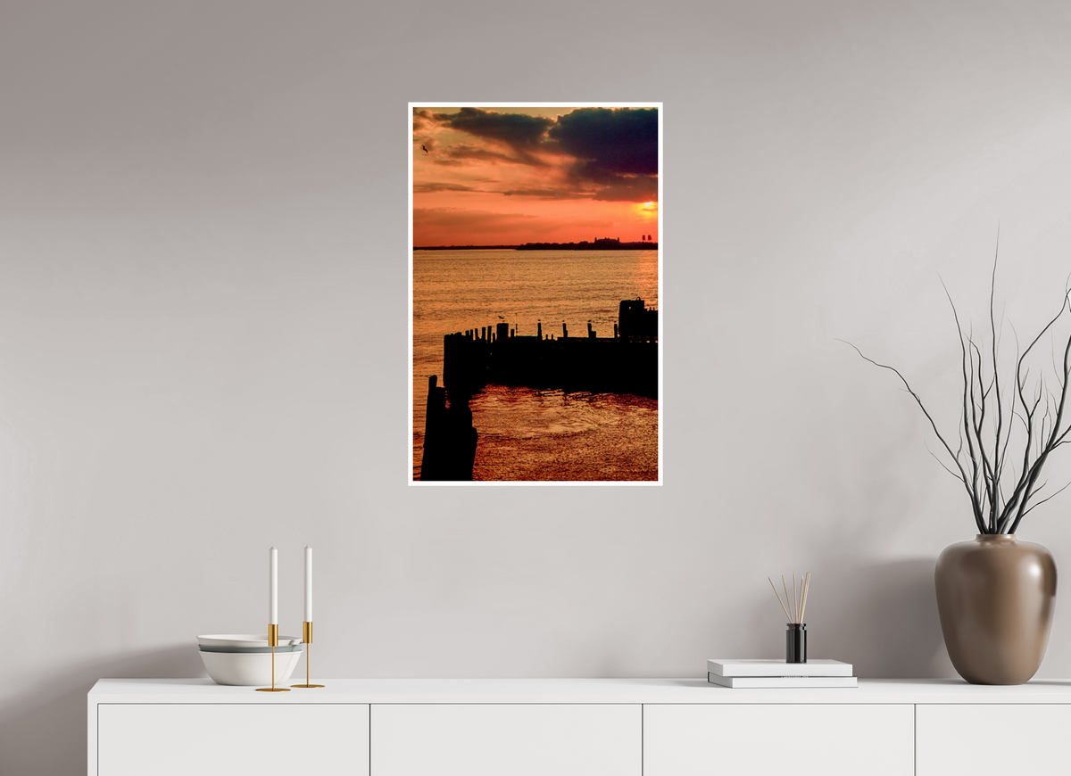 20 x 30.6″, Fuji Crystal Pearl w Broader Sun Set NYC