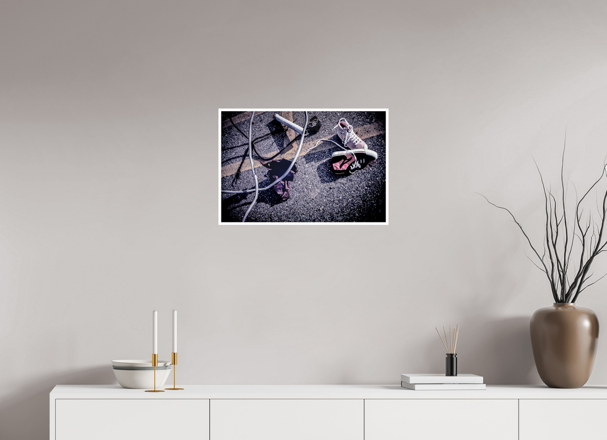 23.7 x 16″, PP Fujiflex HG Border Sneakers