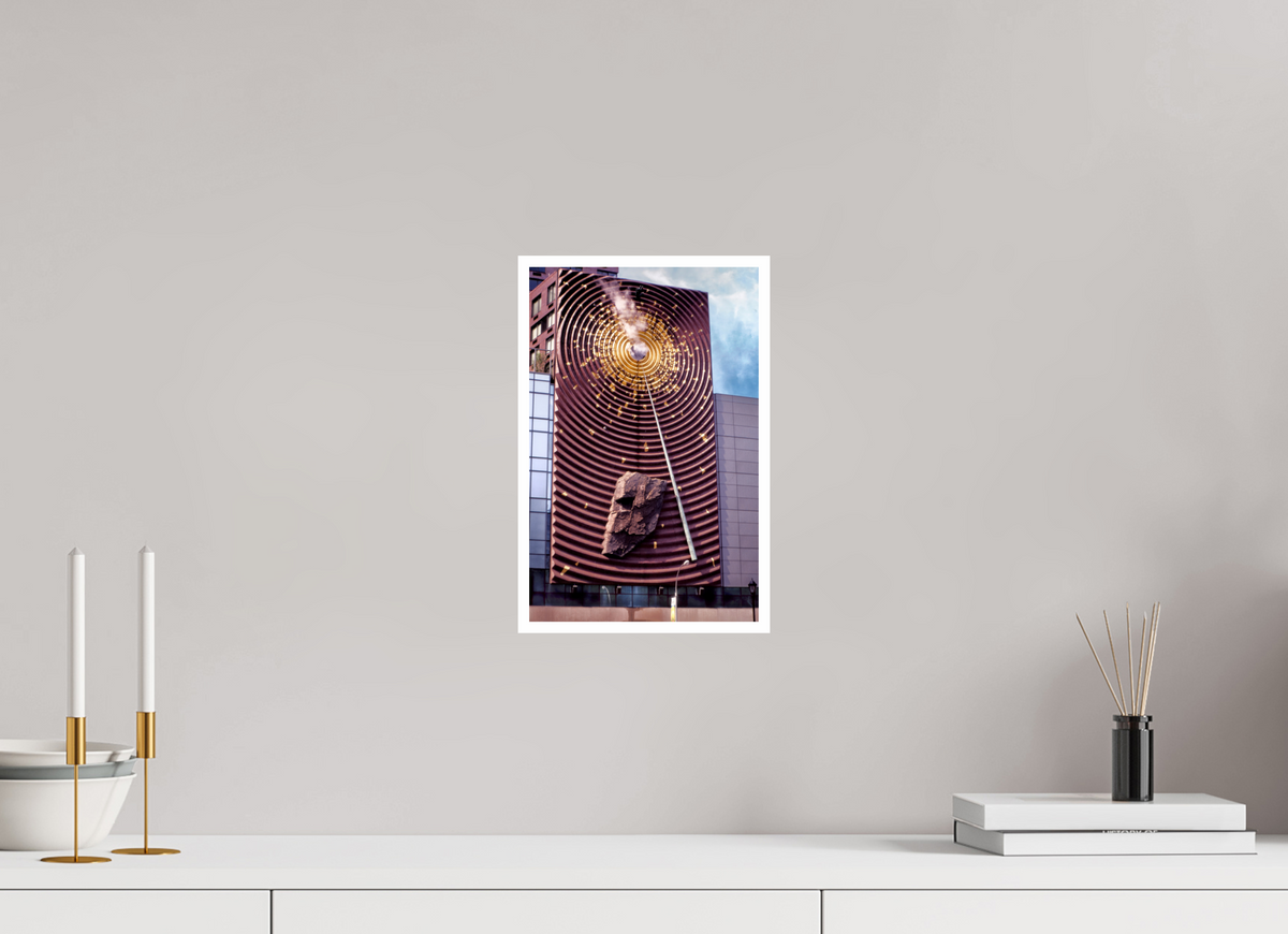 8 x 12.4″, PP Fujiflex HG Border Building Art