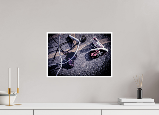 17.8 x 12″, PP Fujiflex HG Border Sneakers
