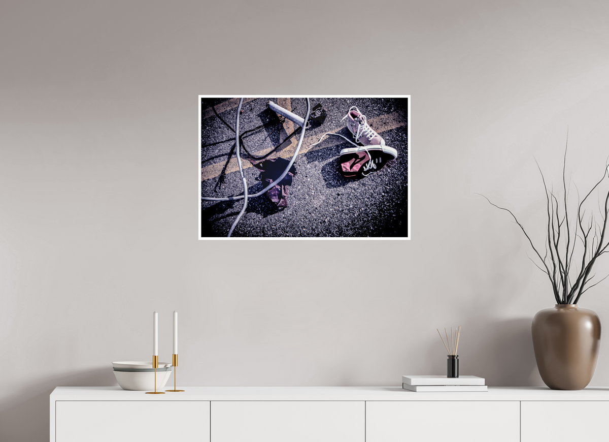 29.6 x 20″, PP Fujiflex HG Border Sneakers